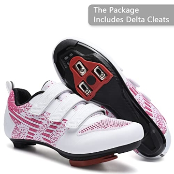 Kyedoo Unisex Cycling Shoes Peloton SPD Compatible Cleats