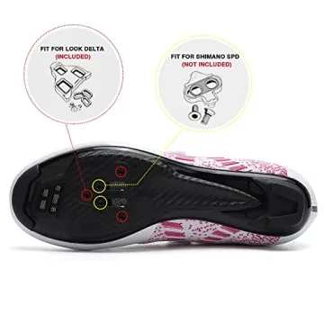 Kyedoo Unisex Cycling Shoes Peloton SPD Compatible Cleats