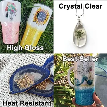 Liquid Art Clear Epoxy Resin - Crystal Clear for All Crafts