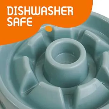 Slow Feeder Dog Bowls | Versatile Dog Bowls for Large and Small Breed | Durable Dog Food Bowls for Puppies | Slip-Resistant Dog Bowl Slow Feeder for Better Digestion | Dog Slow Feeder Bowl by Haloka