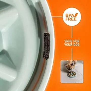 Slow Feeder Dog Bowls | Versatile Dog Bowls for Large and Small Breed | Durable Dog Food Bowls for Puppies | Slip-Resistant Dog Bowl Slow Feeder for Better Digestion | Dog Slow Feeder Bowl by Haloka