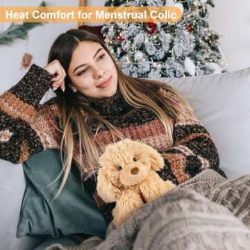 SuzziPals Warmable Golden Retriever Plush Toy, Microwavable Stuffed Animal Heating Pads for Period & Stress Relief, Lavender Dog Stuffed Animal for Anxiety, Bedtime, Puppy Plushie Gifts for Kid Women