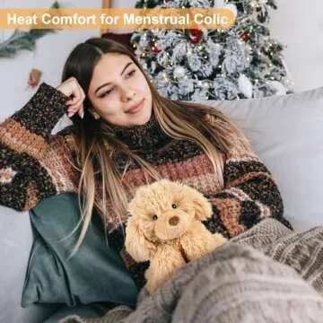 SuzziPals Warmable Golden Retriever Plush Toy, Microwavable Stuffed Animal Heating Pads for Period & Stress Relief, Lavender Dog Stuffed Animal for Anxiety, Bedtime, Puppy Plushie Gifts for Kid Women