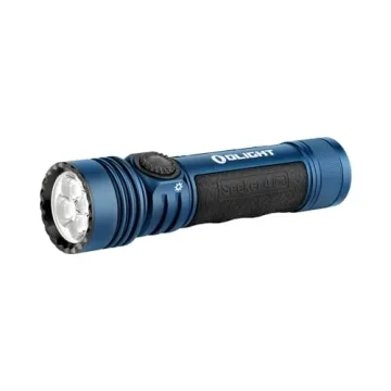 OLIGHT Seeker 4 Pro Rechargeable Flashlight - 4600 Lumens, USB C Holster, Waterproof for Emergencies