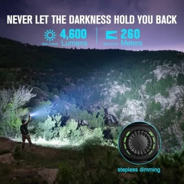 OLIGHT Seeker 4 Pro Flashlight - 4600 Lumens of Power