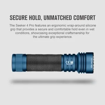 OLIGHT Seeker 4 Pro Flashlight - 4600 Lumens of Power