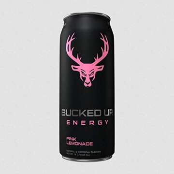 Bucked Up Energy 2021 Flavors Zero Sugar Energy Drinks 16 Ounce Cans (4 Flavor Variety Pack, 12 Cans)