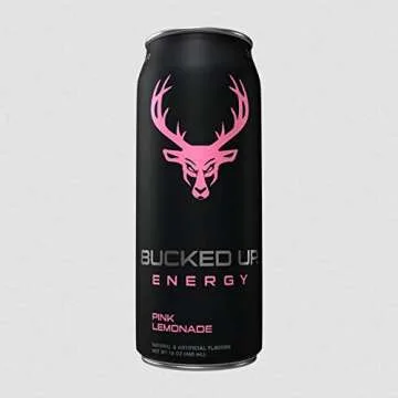 Bucked Up Energy 2021 Flavors Zero Sugar Energy Drinks 16 Ounce Cans (4 Flavor Variety Pack, 12 Cans)