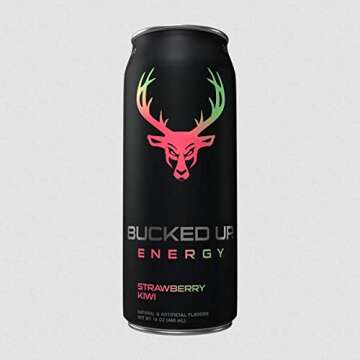 Bucked Up Energy 2021 Flavors Zero Sugar Energy Drinks 16 Ounce Cans (4 Flavor Variety Pack, 12 Cans)