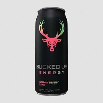 Bucked Up Energy 2021 Flavors Zero Sugar Energy Drinks 16 Ounce Cans (4 Flavor Variety Pack, 12 Cans)