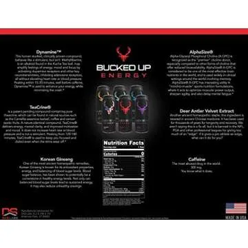 Bucked Up Energy 2021 Flavors Zero Sugar Energy Drinks 16 Ounce Cans (4 Flavor Variety Pack, 12 Cans)