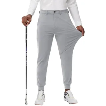 JWM Men's Stretch Golf Joggers - Stylish Slim Fit Pants