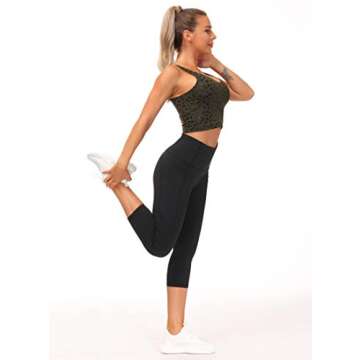 Thick High Waist Yoga Pants with Pockets for Women