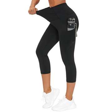 Thick High Waist Yoga Pants with Pockets for Women