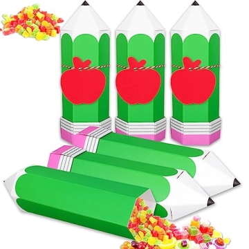Whaline Pencil Treat Boxes for School Parties and Gifts