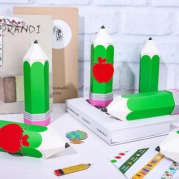 Whaline Pencil Treat Boxes for School Parties and Gifts