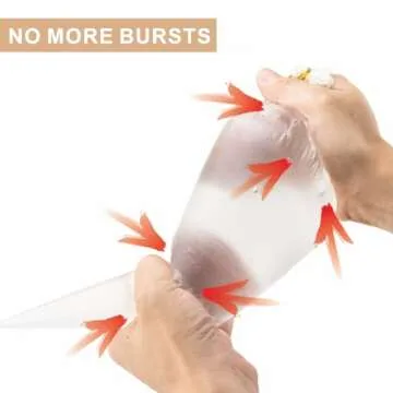 16 Inch Piping Bags Disposable, 100Pcs Large Pastry Bags, Frosting Bags, Cake Decorating Bags, Decorating Bags Large Piping Bags, Decorating Bags