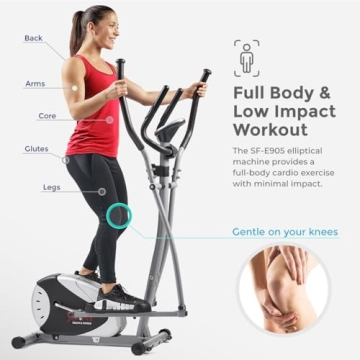 Sunny Health & Fitness Stepping Elliptical Machine