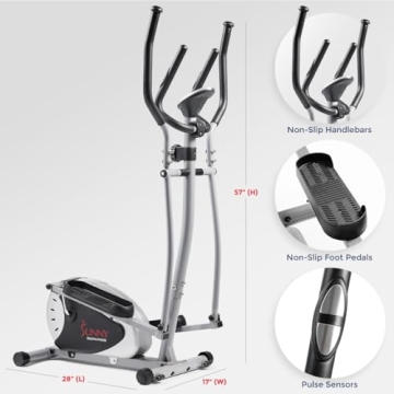 Sunny Health & Fitness Stepping Elliptical Machine