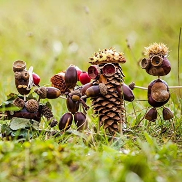BigOtters 100 PCS Artificial Acorns for Seasonal Decor
