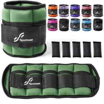 Sportneer Adjustable Ankle Weights for Enhanced Workouts