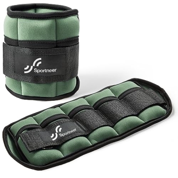 Sportneer Adjustable Ankle Weights for All Fitness Levels
