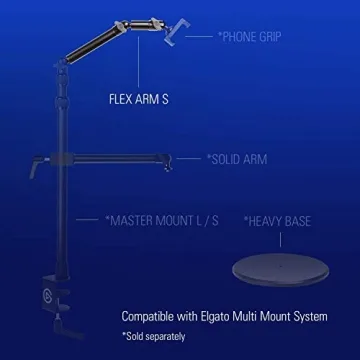 Elgato Flex Arm S2-Section Adjustable Arm for Mounting