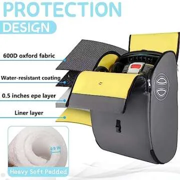 Car Seat Travel Bag for Airplane - Compatible & Convenient