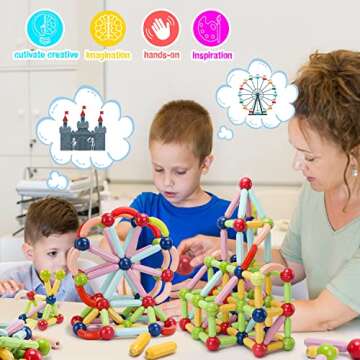 GEPER Magnetic Building Blocks - Educational Toys for Kids