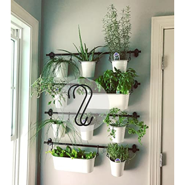 Durable 12-Pack Vinyl Coated S Hooks for Home Organization