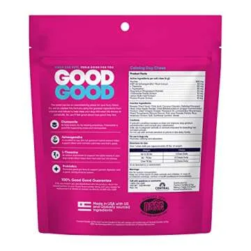 GoodGood Calming Dog Supplements for Stress Relief