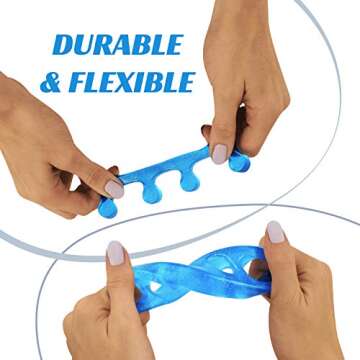 Toe Separators for Bunion & Hammer Toe Relief - Blue