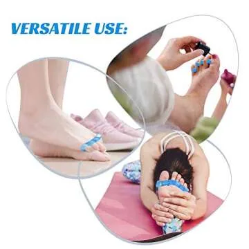 Toe Separators for Bunion & Hammer Toe Relief - Blue