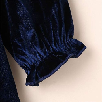 Mud Kingdom Toddler Girls Velvet Dress for Special Events