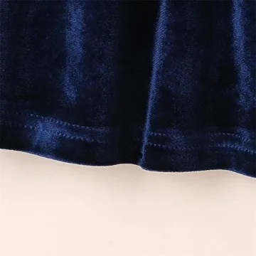 Mud Kingdom Toddler Girls Velvet Dress for Special Events