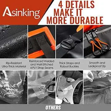 Durable 100% Waterproof Rooftop Cargo Carrier Bag