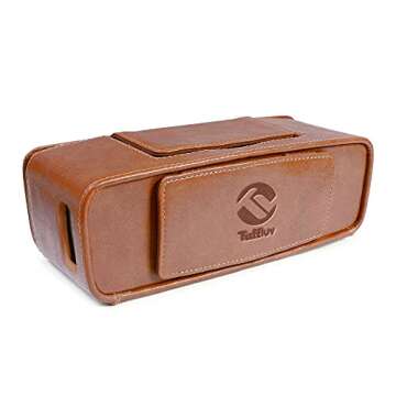 Tuff Luv Vintage Genuine Leather Travel Case for Bose Sound Link Mini/Mini II - Brown
