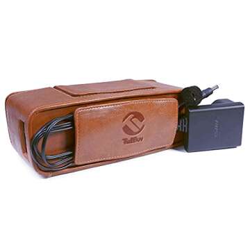 Tuff Luv Vintage Genuine Leather Travel Case for Bose Sound Link Mini/Mini II - Brown
