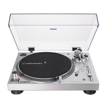 Audio-Technica AT-LP120XUSB-SV Direct-Drive Turntable (Analog & USB), Fully Manual, Hi-Fi, 3 Speed, ...