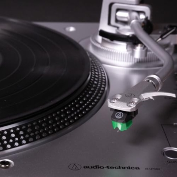 Audio-Technica AT-LP120XUSB-SV Direct-Drive Turntable (Analog & USB), Fully Manual, Hi-Fi, 3 Speed, Convert Vinyl to Digital, Anti-Skate and Variable Pitch Control, Silver