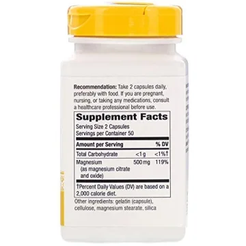 Nature's Way Magnesium Complex - Support Muscle Health Naturally