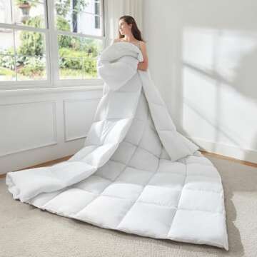 Extra Large Soft Super King Comforter for All Seasons