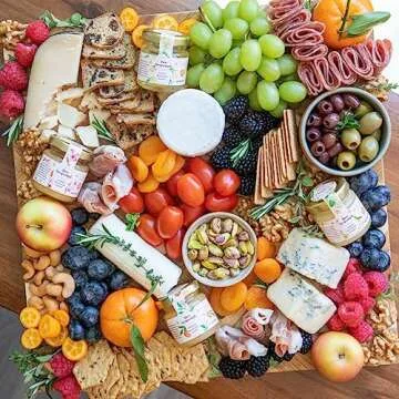 Bee Seasonal Organic & Raw Honey Gift Box - 8 Pack - 14oz.