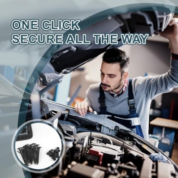 Bst3cbaby Cable Tie Buckle 100pcs - Self-Locking Nylon Zip Ties for Cars and DIY Projects