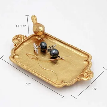 Elegant Funly mee Antique Trinket Dish for Jewelry