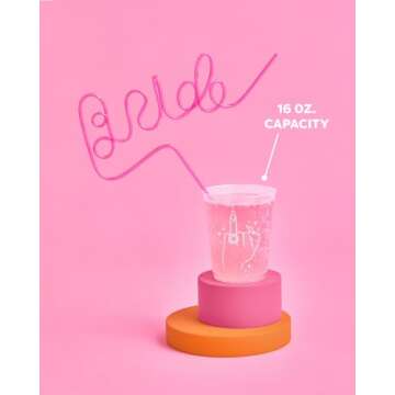 xo, Fetti Bachelorette Party Ring Finger Reusable Cups