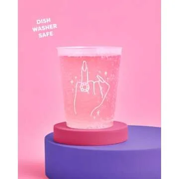 xo, Fetti Bachelorette Party Ring Finger Reusable Cups