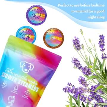 Turner and Addie Shower Steamers for Kids and Teens - Stocking Stuffer Christmas Gift | Safe for Kids Scented Essential Oils Relaxation Aromatherapy Self Care Stress Relief (1 Pack)