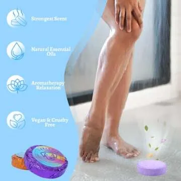 Turner and Addie Shower Steamers for Kids and Teens - Stocking Stuffer Christmas Gift | Safe for Kids Scented Essential Oils Relaxation Aromatherapy Self Care Stress Relief (1 Pack)