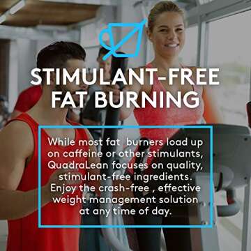 RSP Nutrition QuadraLean - Stimulant Free Weight Management, Metabolism Booster, Energy & Appetite Support - CLA, L-Carnitine, Green Tea Extract, Non-Stim Formula, 50 Serv (Packaging May Vary)